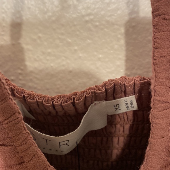 Astr The Label Long Sleeve Blouse with Sheer Sleeves - Picture 4 of 7